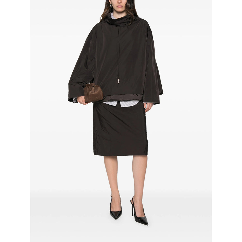 Carven Brown Coats - Oversized Coats Women CARVEN
