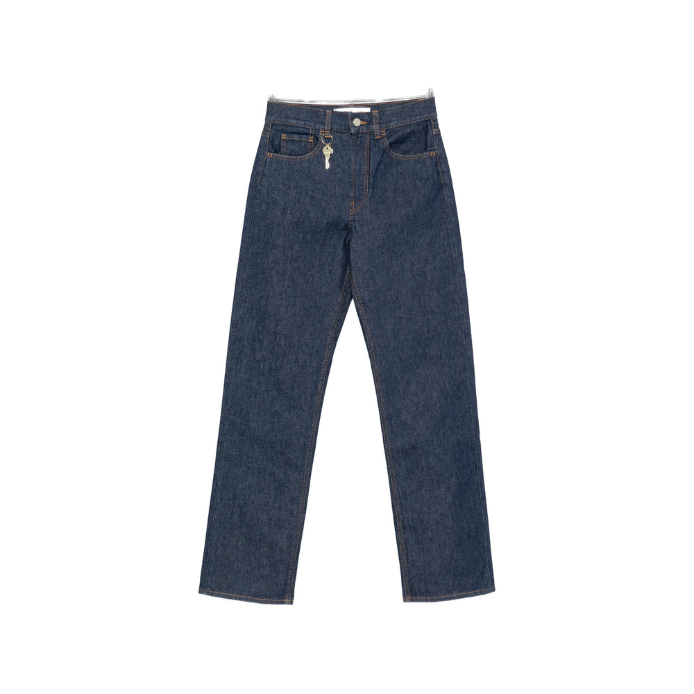 Carven Blue Denim - Straight-Leg Jeans Women CARVEN