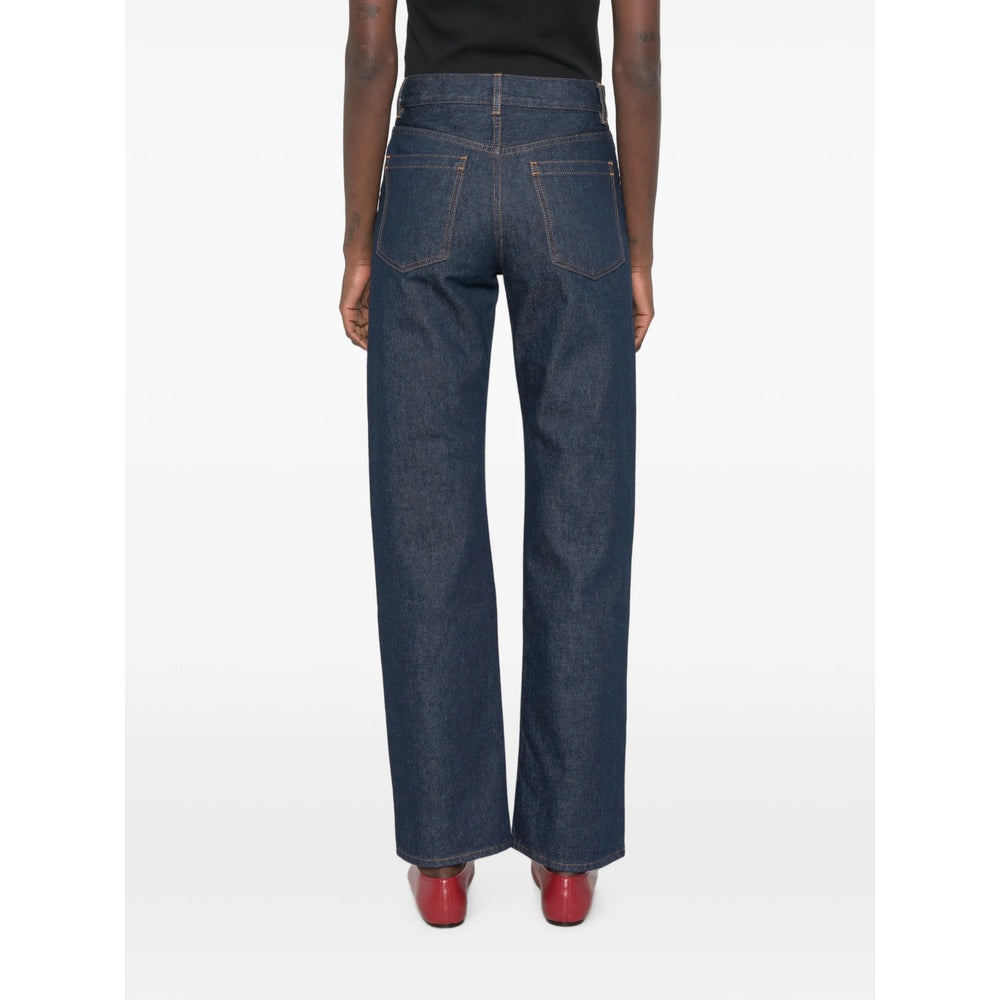 Carven Blue Denim - Straight-Leg Jeans Women CARVEN