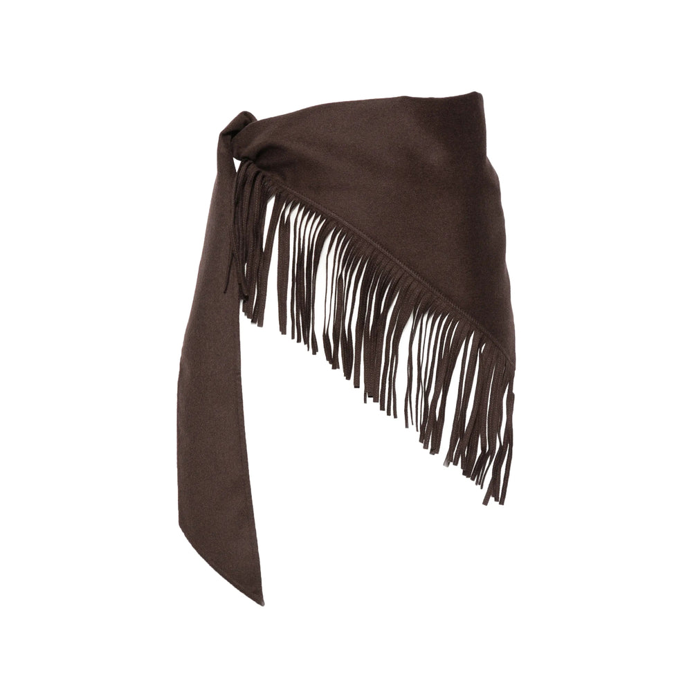 Carven Brown Scarves Women CARVEN