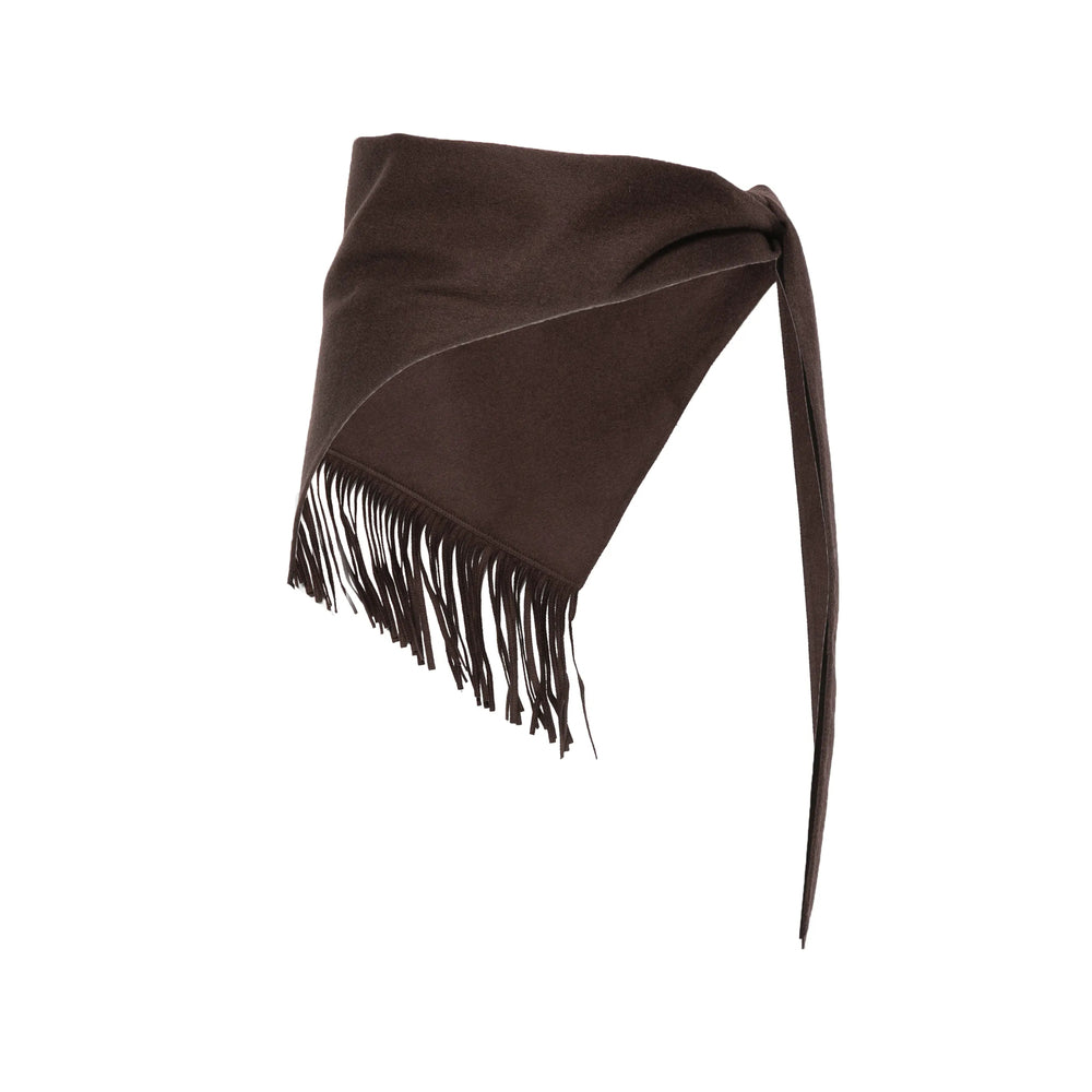 Carven Brown Scarves Women CARVEN