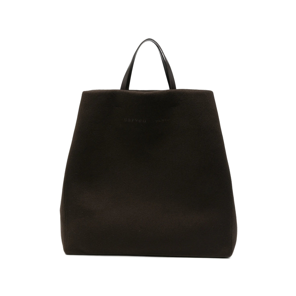 Carven Brown Tote Bags Women CARVEN