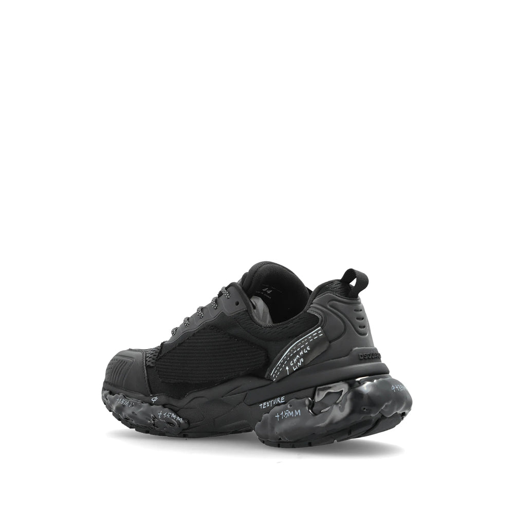 Dsquared2 Black Trainers - Low-Tops Men DSQUARED2