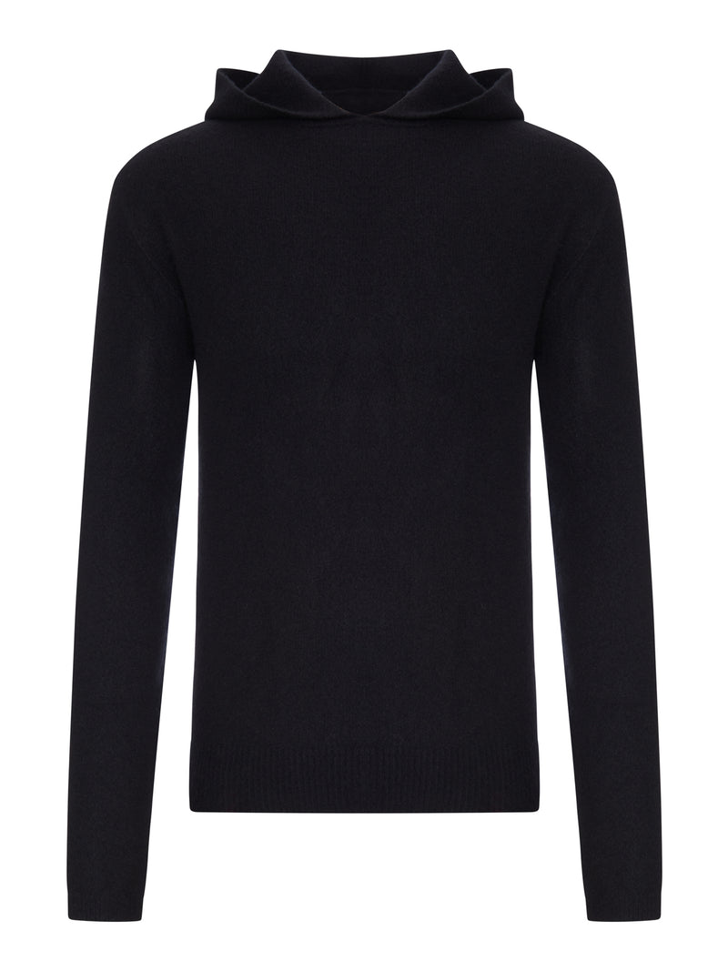 Rick Owens Men Knitted Hoodie RICK OWENS