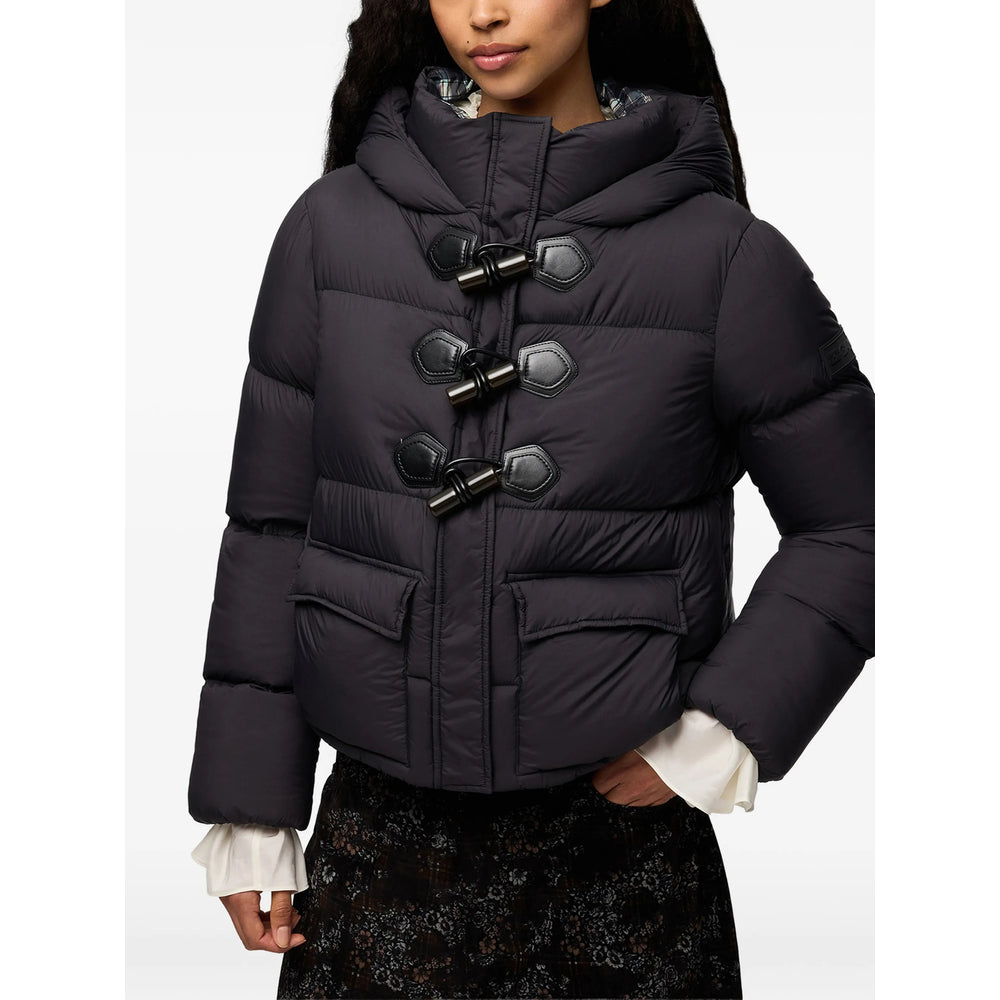 Ganni Black Jackets - Puffer Jackets Women GANNI