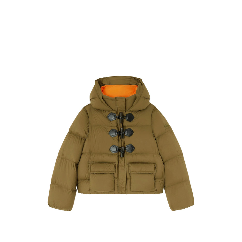 Ganni Green Jackets - Puffer Jackets Women GANNI