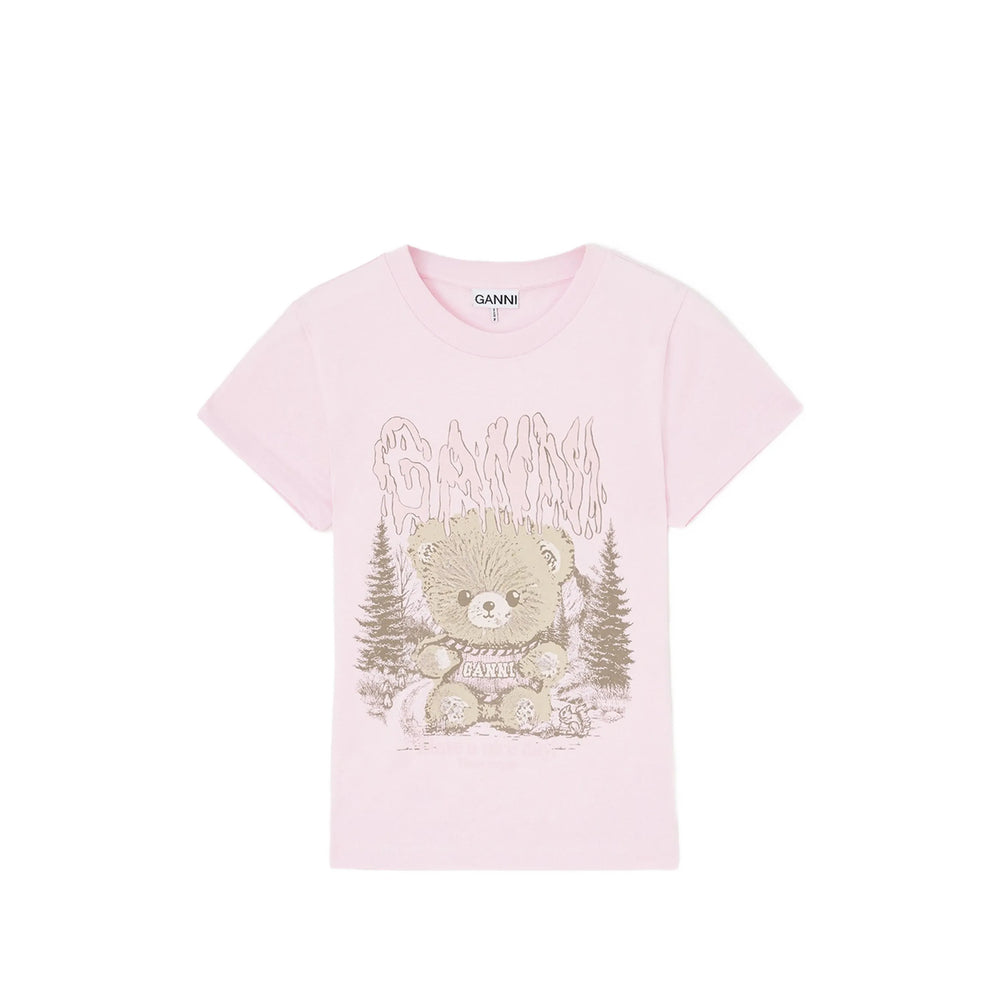 Ganni Pink Tops - T-Shirts & Jerseys Women GANNI