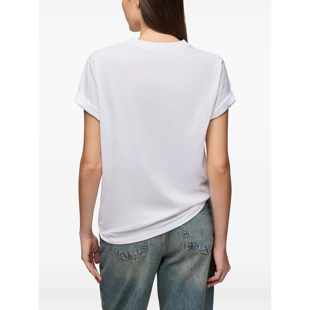 Ganni White Tops - T-Shirts & Jerseys Women GANNI