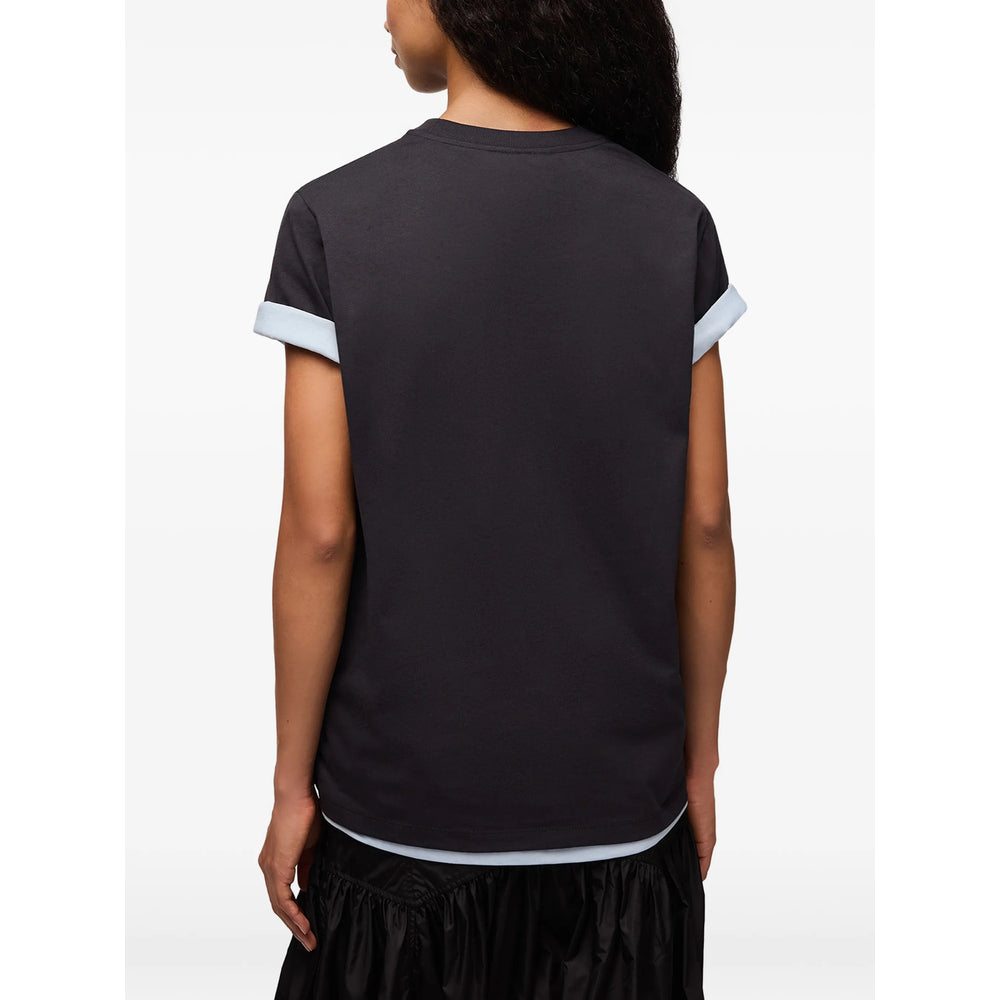 Ganni Black Tops - T-Shirts & Jerseys Women GANNI