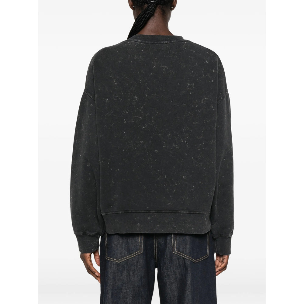 Ganni Black Tops - Sweatshirts Women GANNI