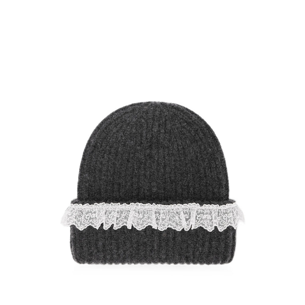 Ganni Grey Hats Women GANNI