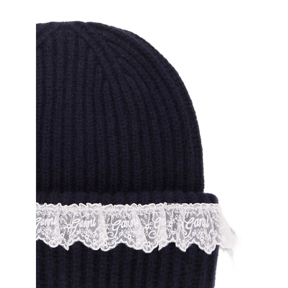Ganni Blue Hats Women GANNI
