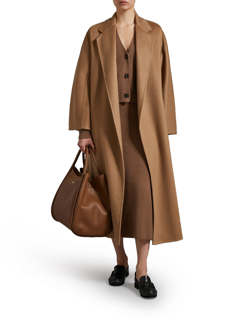 Max Mara Women Ludmilla Wool Coat With Waist Belt MAX MARA
