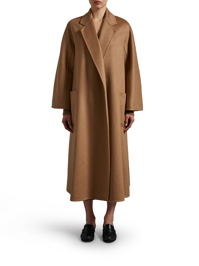 Max Mara Women Ludmilla Wool Coat With Waist Belt MAX MARA