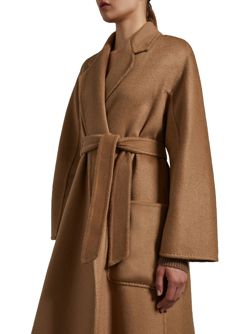 Max Mara Women Ludmilla Wool Coat With Waist Belt MAX MARA