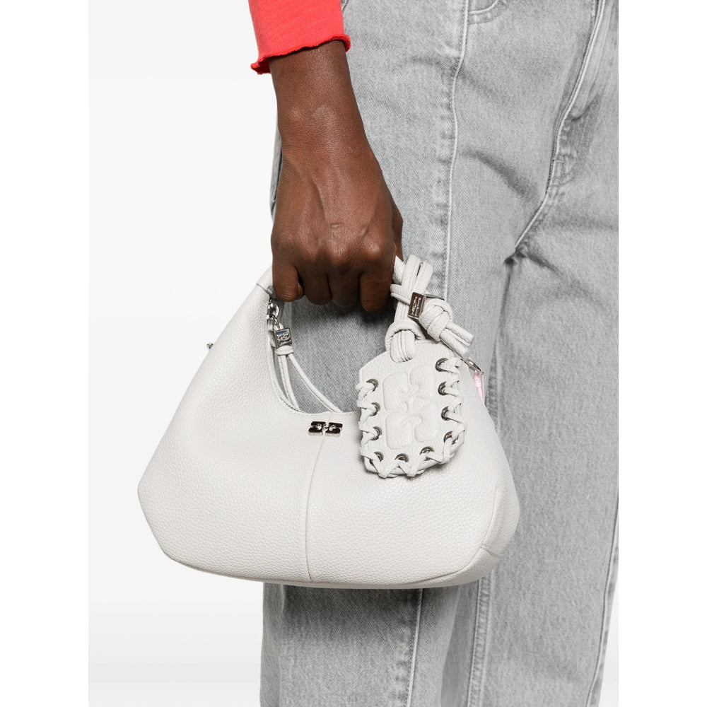 Ganni Grey Tote Bags Women GANNI