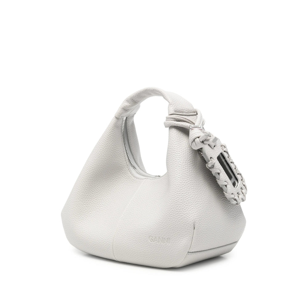 Ganni Grey Tote Bags Women GANNI