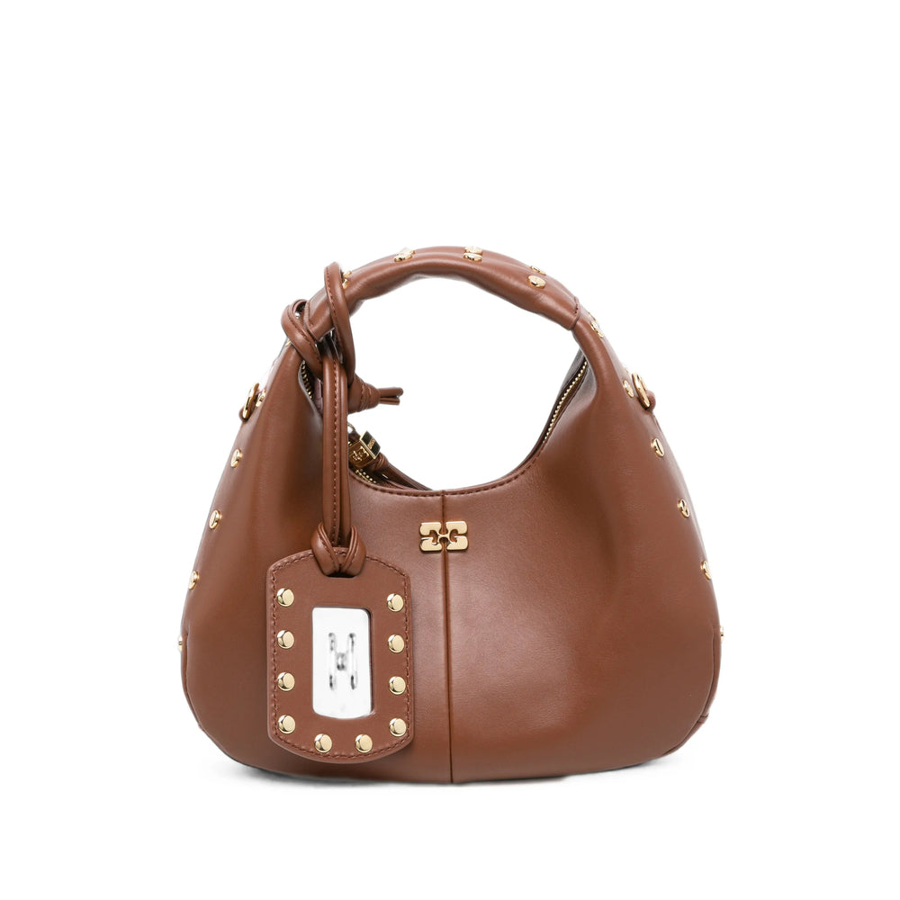 Ganni Brown Tote Bags Women GANNI