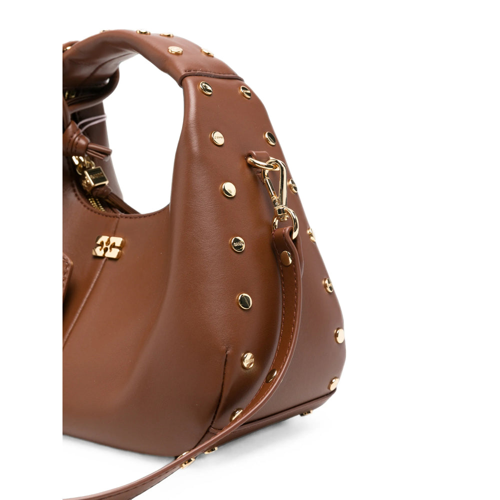 Ganni Brown Tote Bags Women GANNI