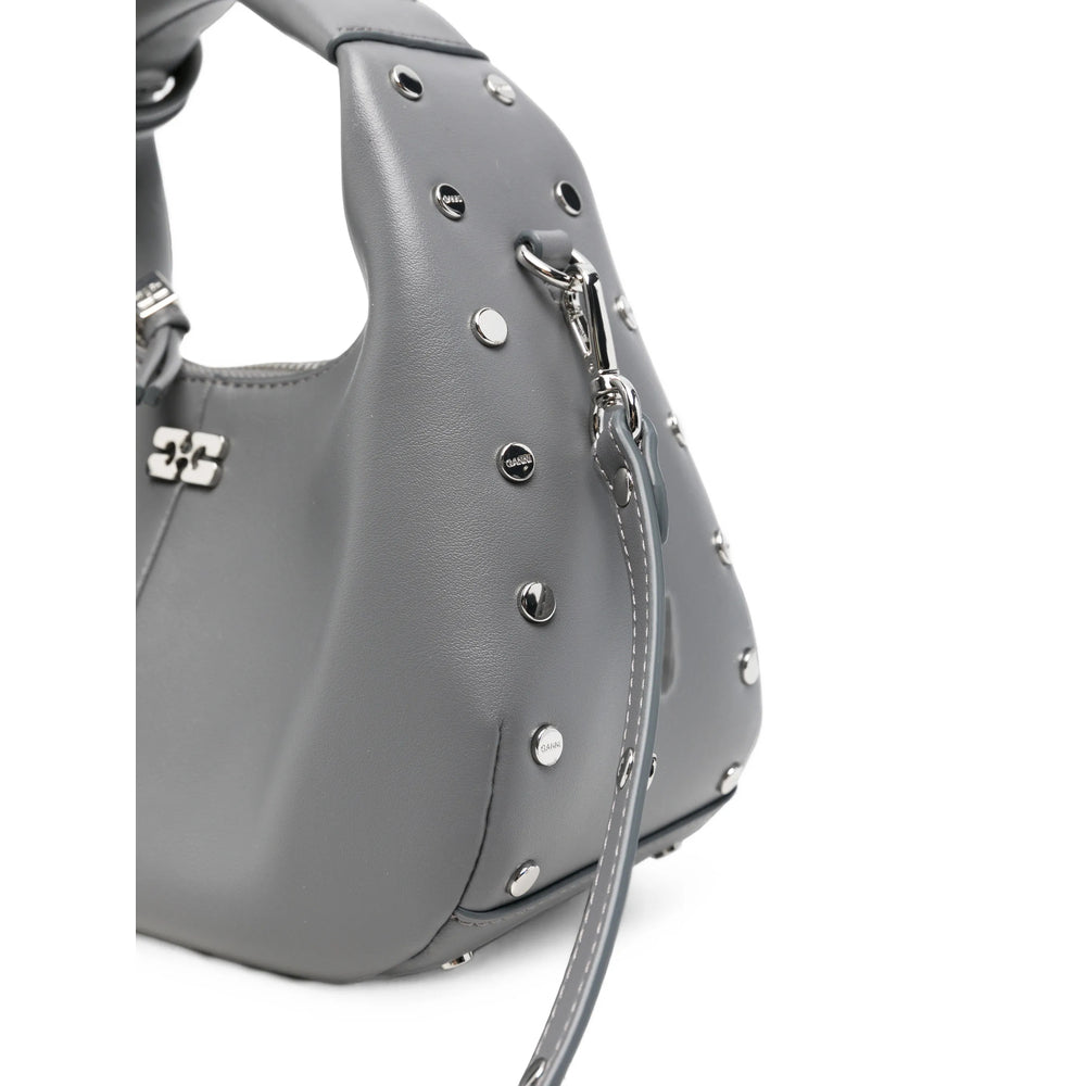 Ganni Grey Tote Bags Women GANNI