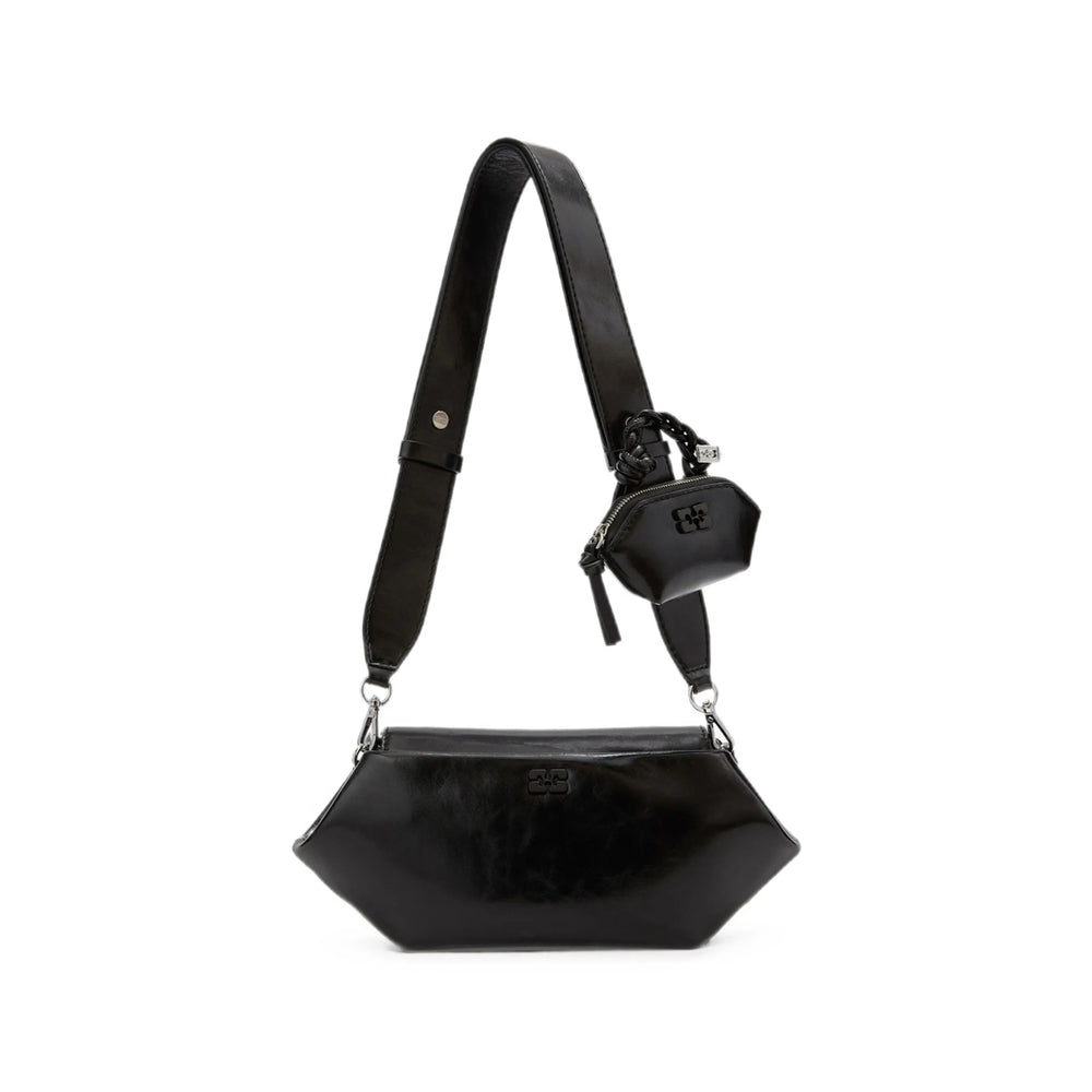 Ganni Black Satchels & Cross Body Bags Women GANNI