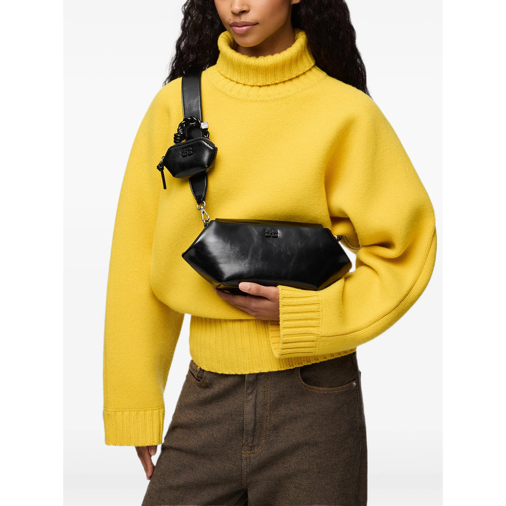 Ganni Black Satchels & Cross Body Bags Women GANNI
