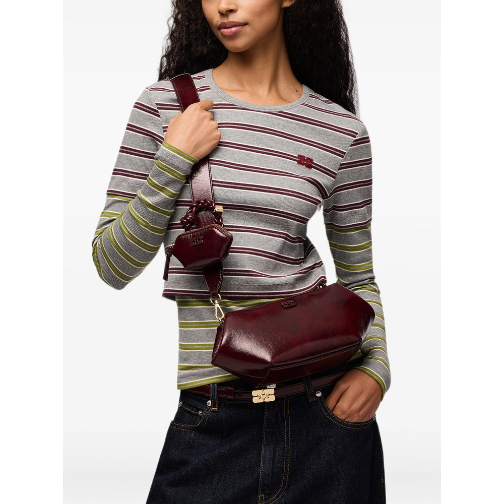 Ganni Red Satchels & Cross Body Bags Women GANNI