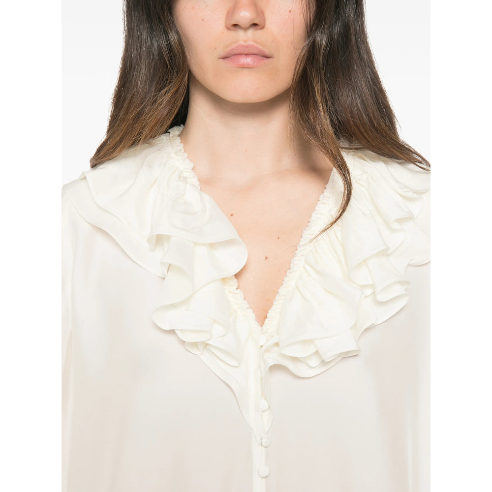 Ganni White Tops - Blouses Women GANNI