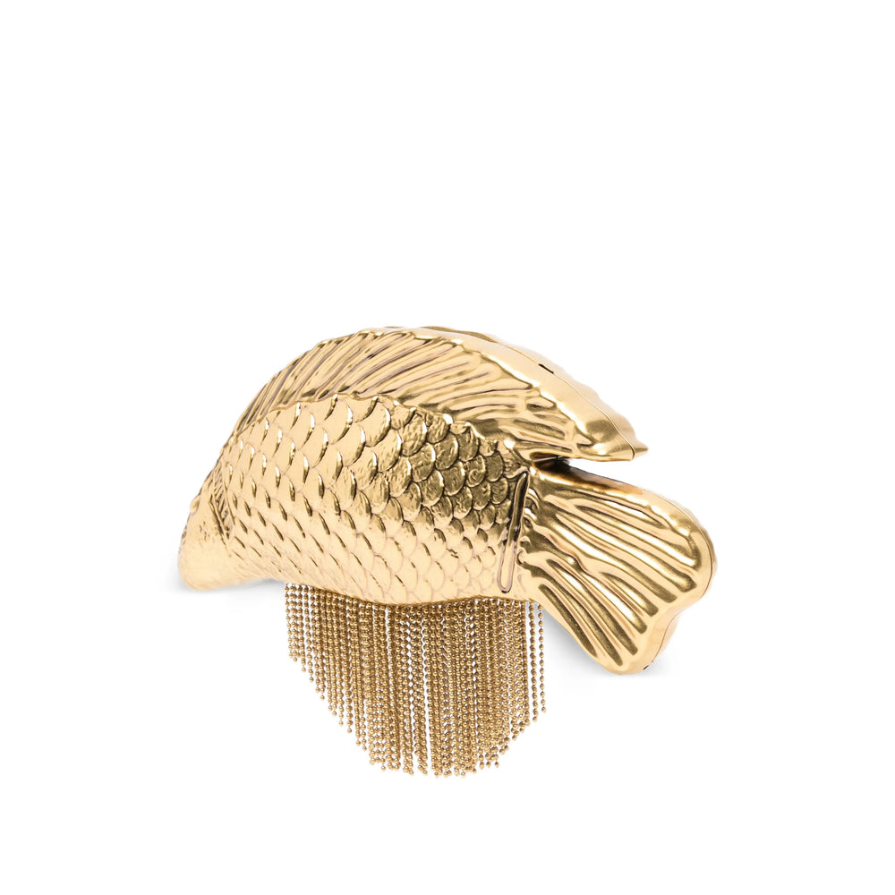 Cult Gaia Gold Clutch Bags Women CULT GAIA