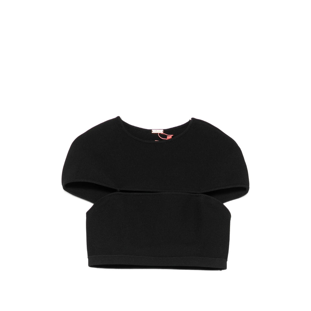 Cult Gaia Black Tops - T-Shirts & Jerseys Women CULT GAIA