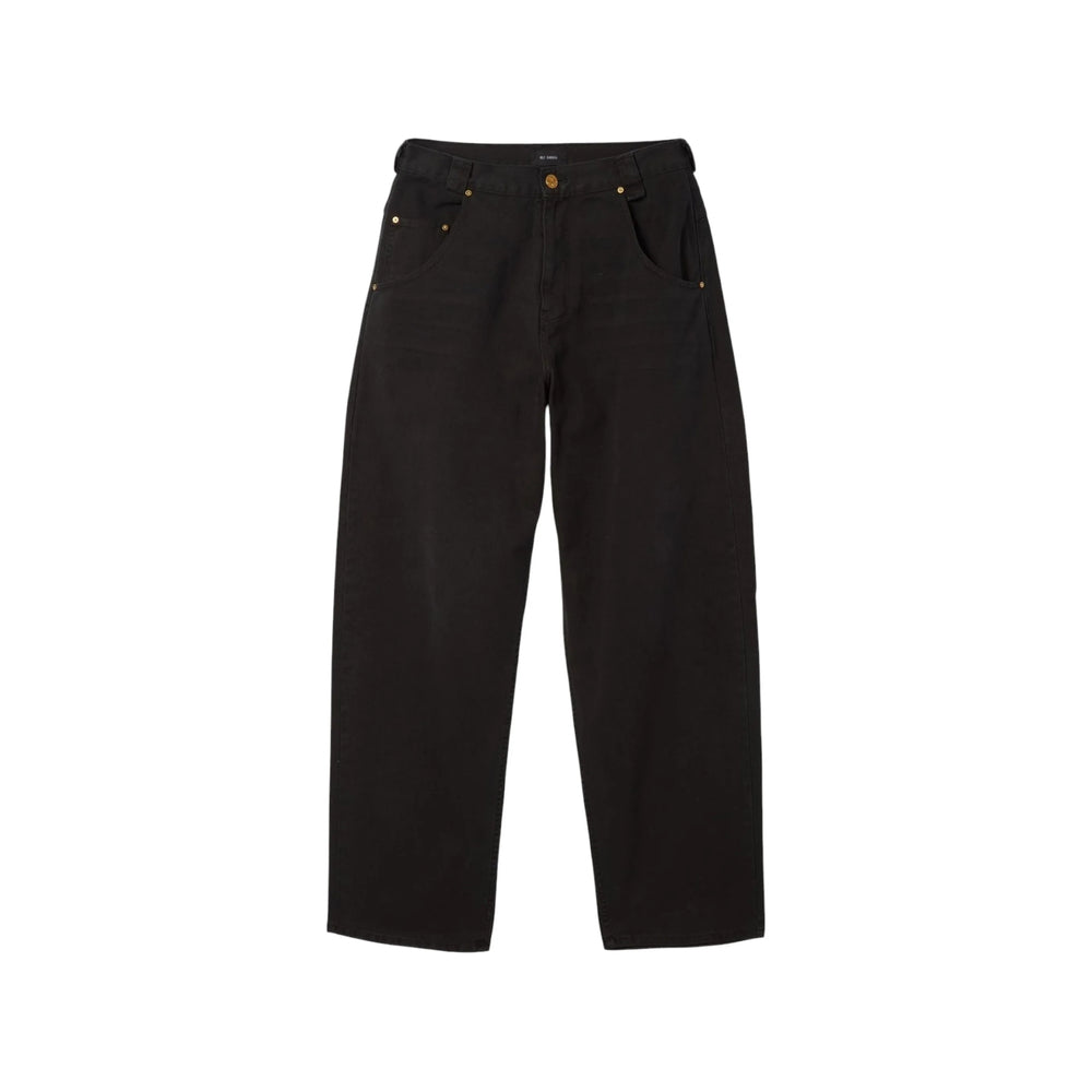 Willy Chavarria Black Denim - Wide-Leg Jeans Men Willy Chavarria