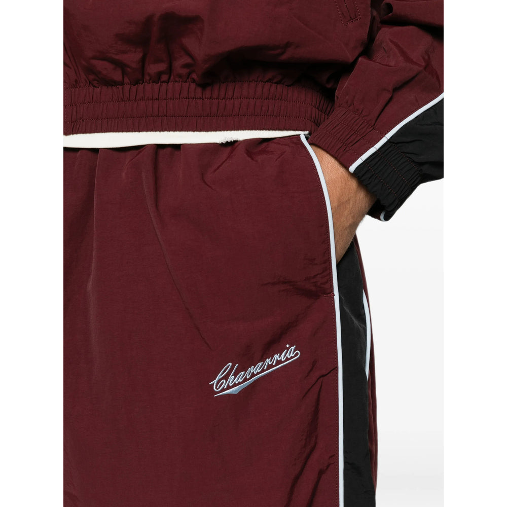 Willy Chavarria Red Trousers - Track Pants Men Willy Chavarria