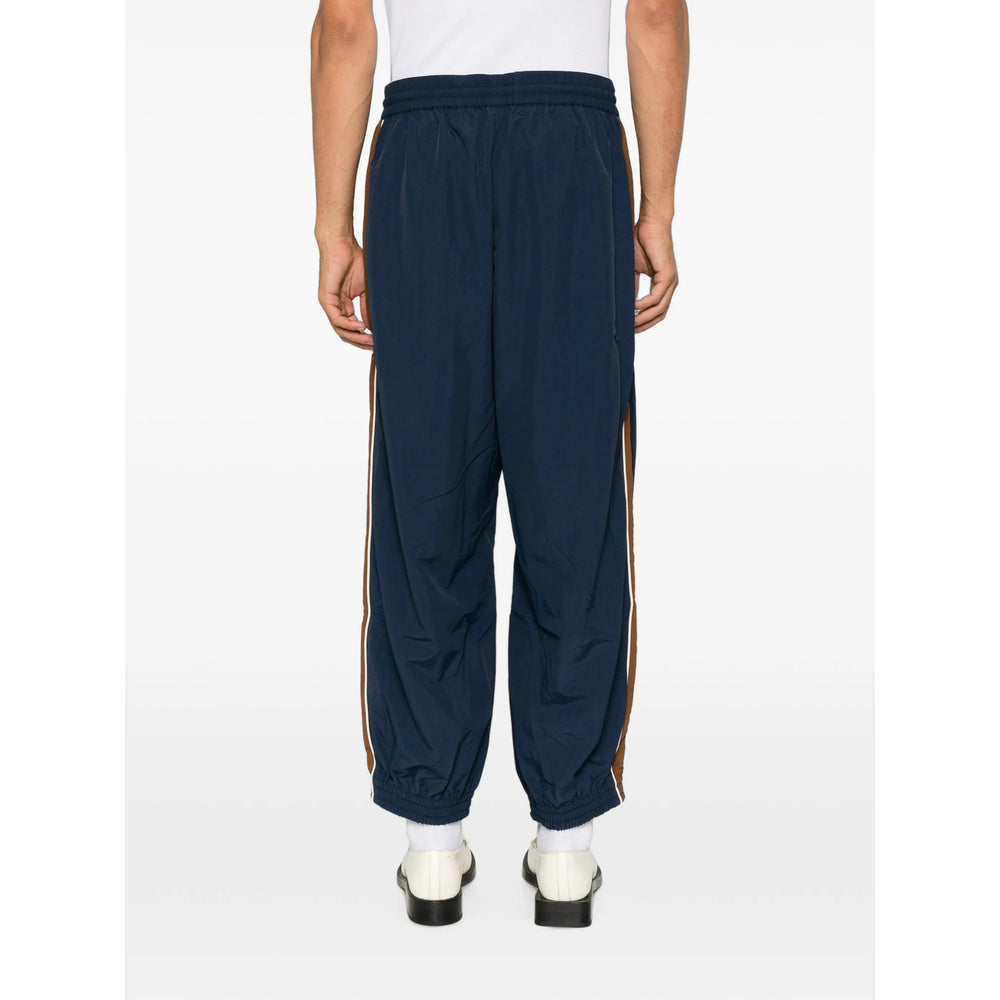 Willy Chavarria Blue Trousers - Track Pants Men Willy Chavarria