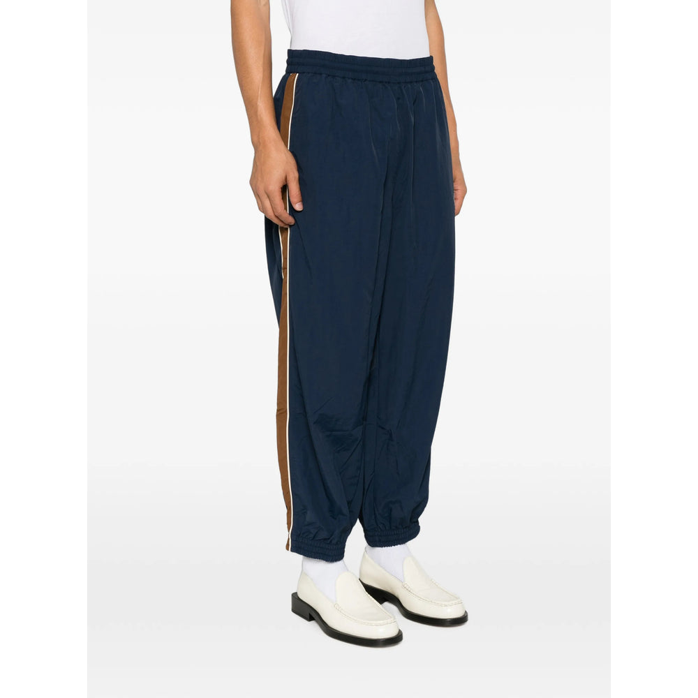 Willy Chavarria Blue Trousers - Track Pants Men Willy Chavarria