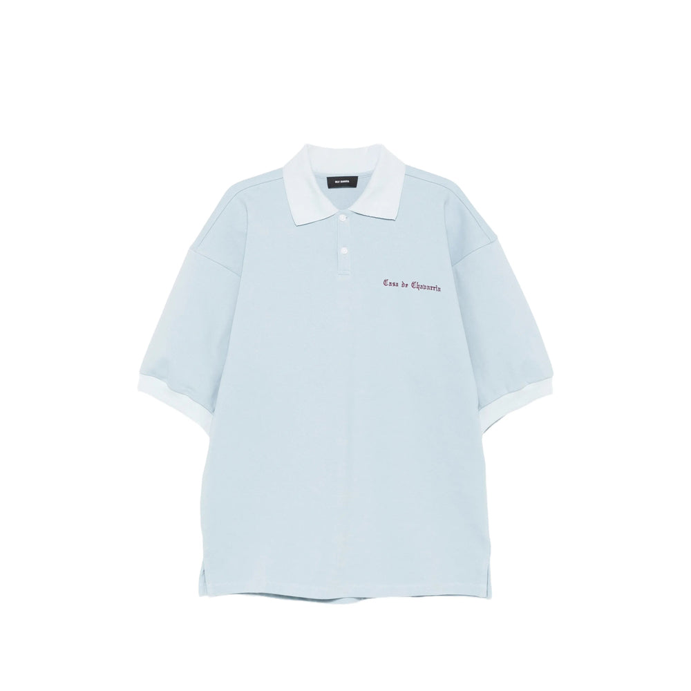 Willy Chavarria Blue Polo Shirts Men Willy Chavarria