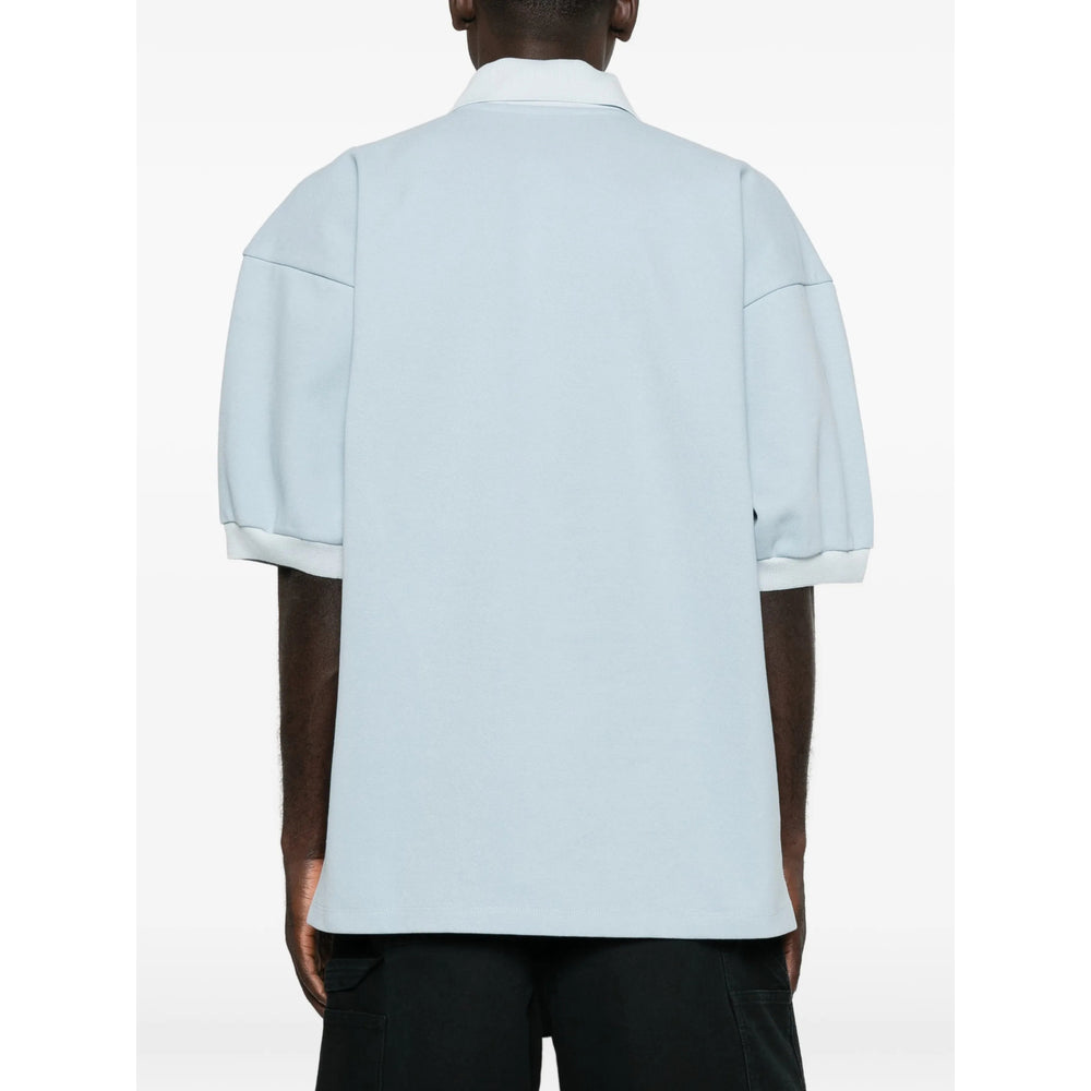 Willy Chavarria Blue Polo Shirts Men Willy Chavarria