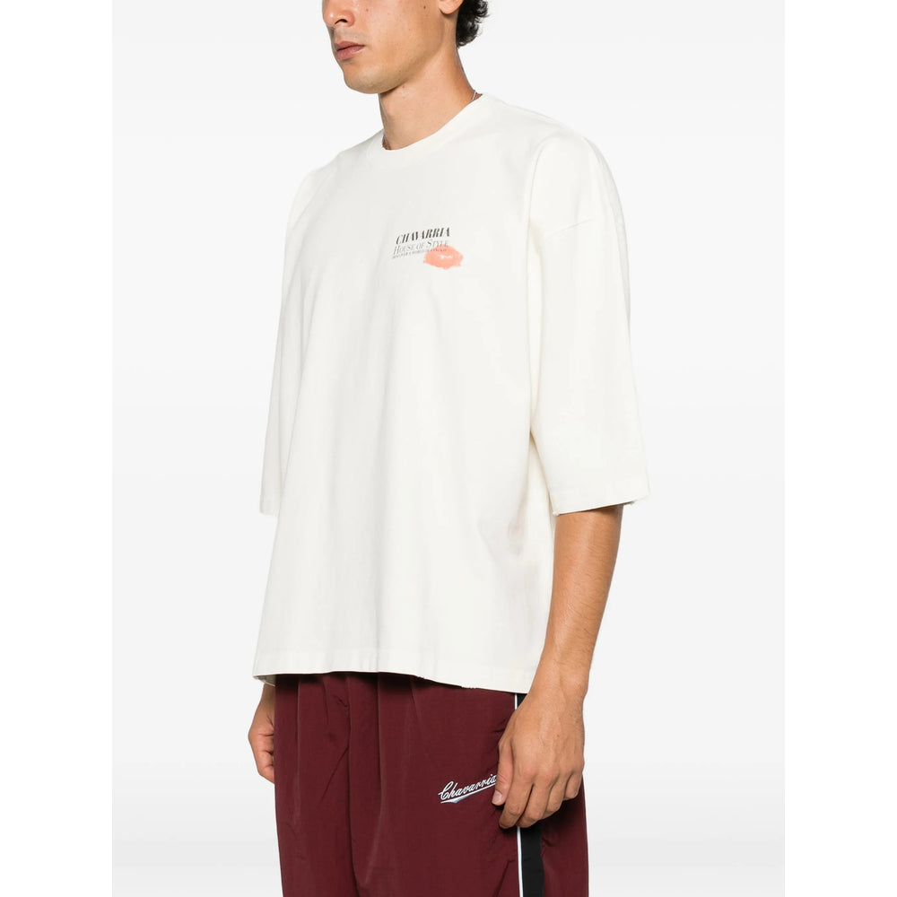 Willy Chavarria Neutrals T-Shirts & Vests - T-Shirts Men Willy Chavarria