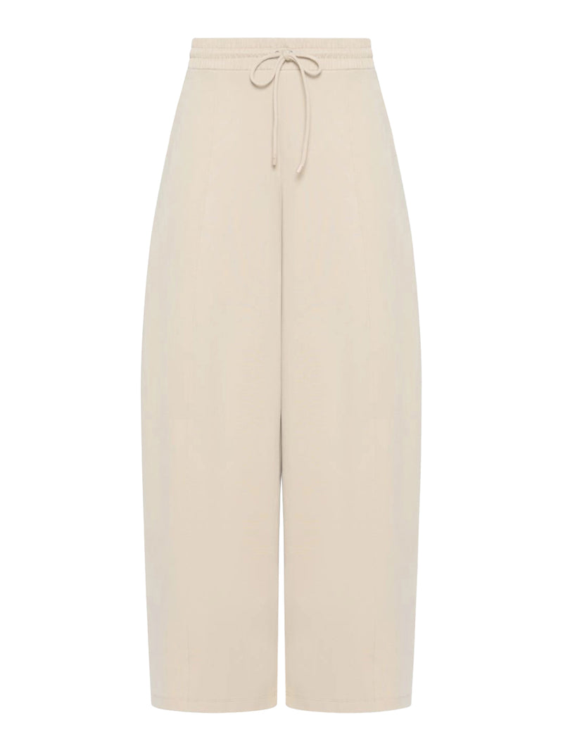 Max Mara Women Barrel Leg Pants In Technical Cotton Jersey MAX MARA