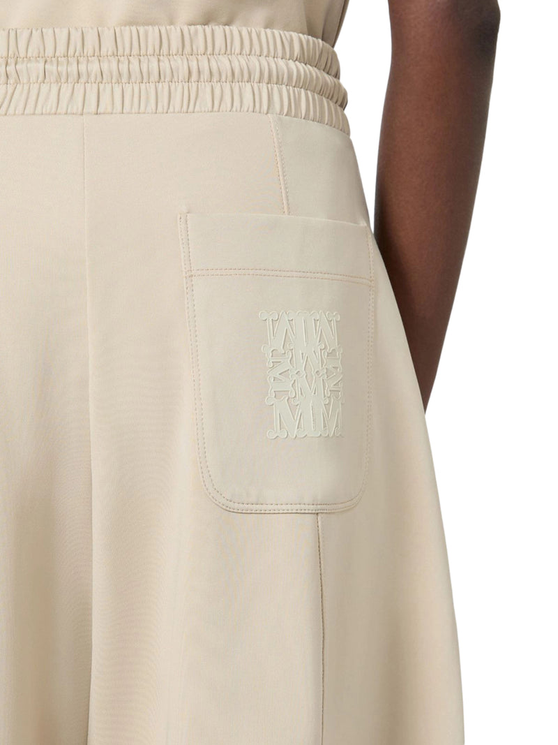 Max Mara Women Barrel Leg Pants In Technical Cotton Jersey MAX MARA