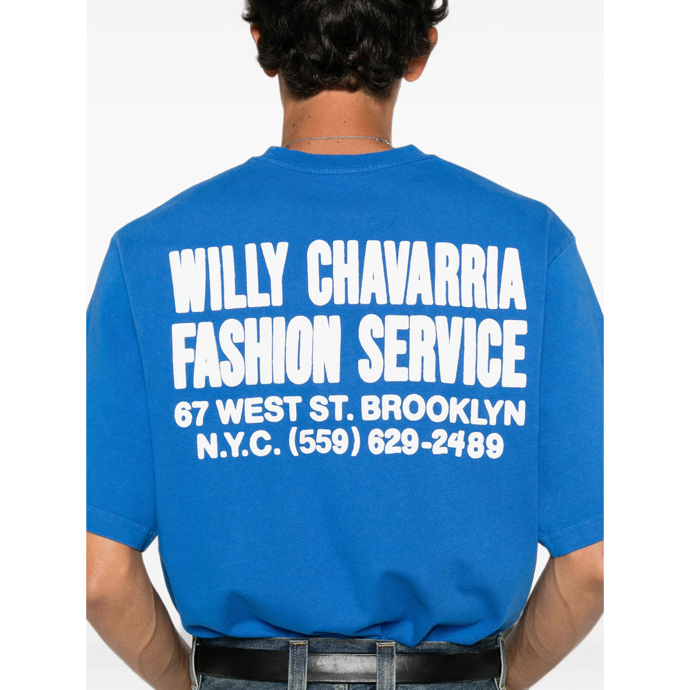 Willy Chavarria Blue T-Shirts & Vests - T-Shirts Men Willy Chavarria
