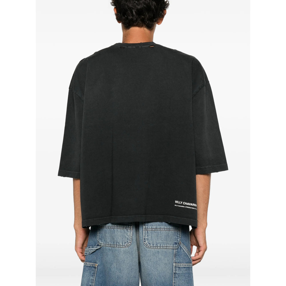 Willy Chavarria Black T-Shirts & Vests - T-Shirts Men Willy Chavarria
