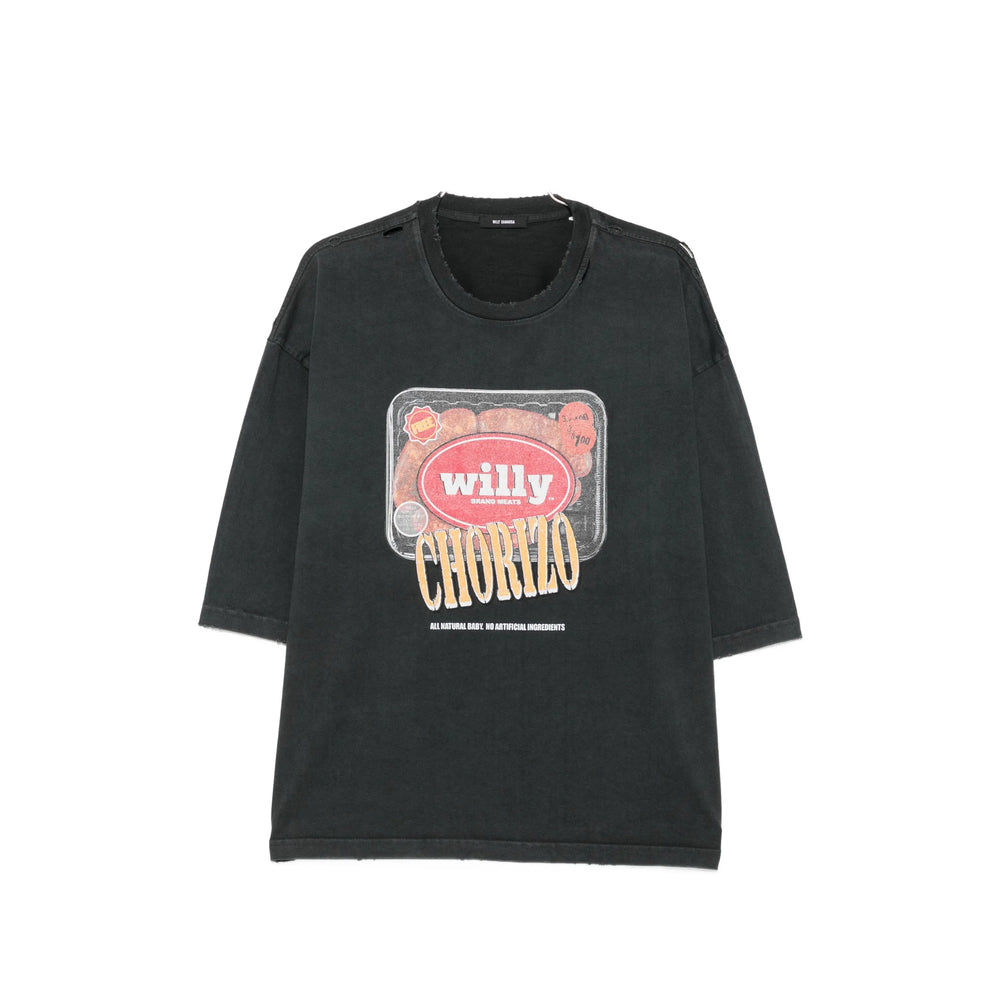 Willy Chavarria Black T-Shirts & Vests - T-Shirts Men Willy Chavarria