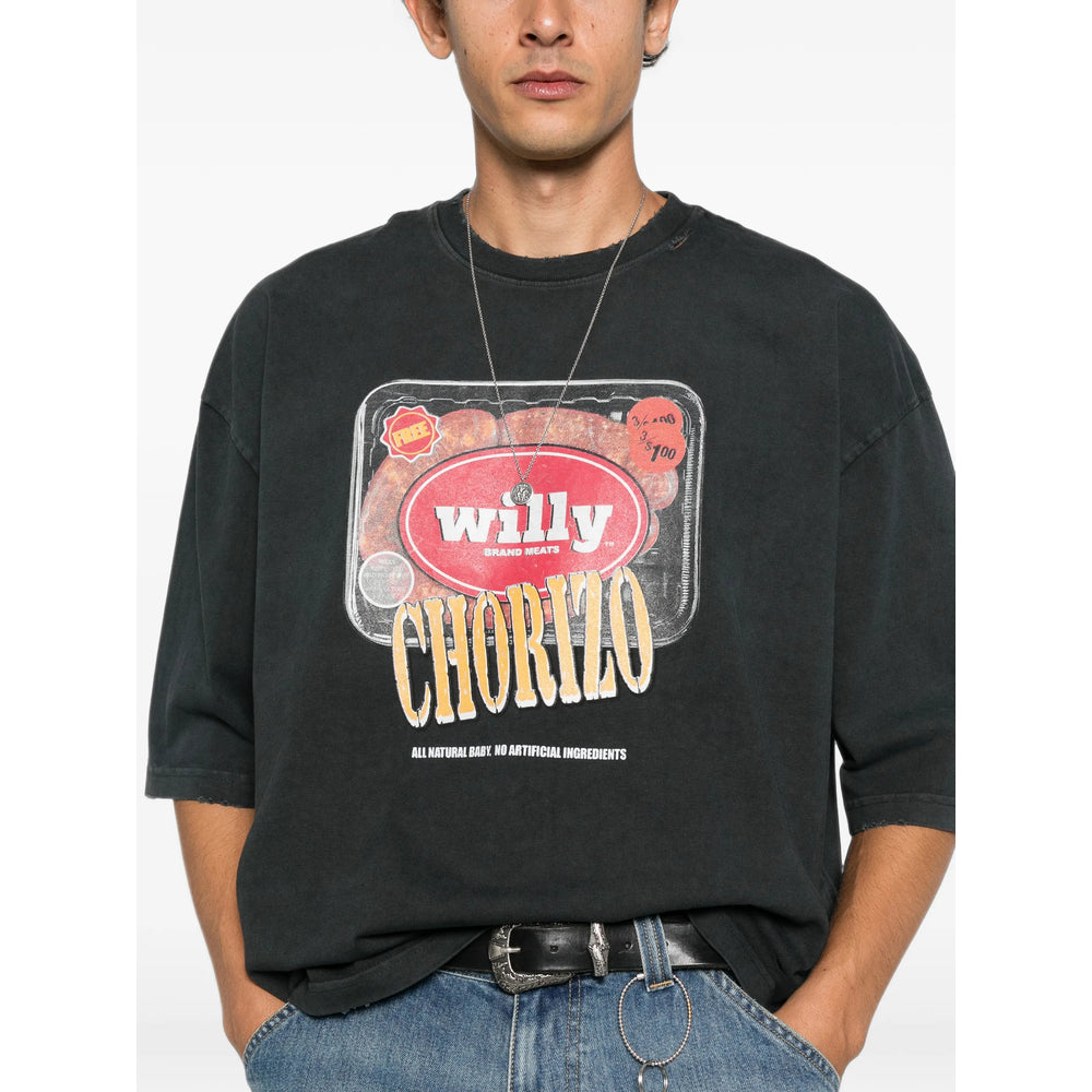 Willy Chavarria Black T-Shirts & Vests - T-Shirts Men Willy Chavarria