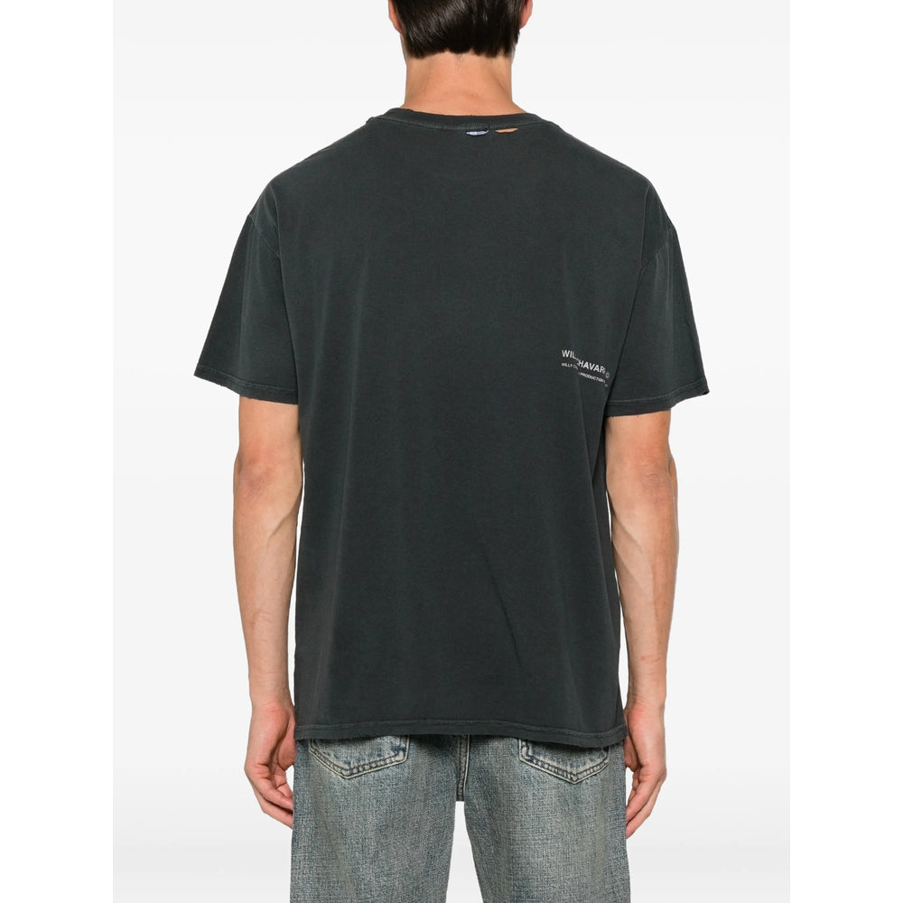 Willy Chavarria Grey T-Shirts & Vests - T-Shirts Men Willy Chavarria