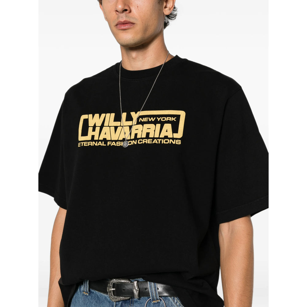 Willy Chavarria Black T-Shirts & Vests - T-Shirts Men Willy Chavarria