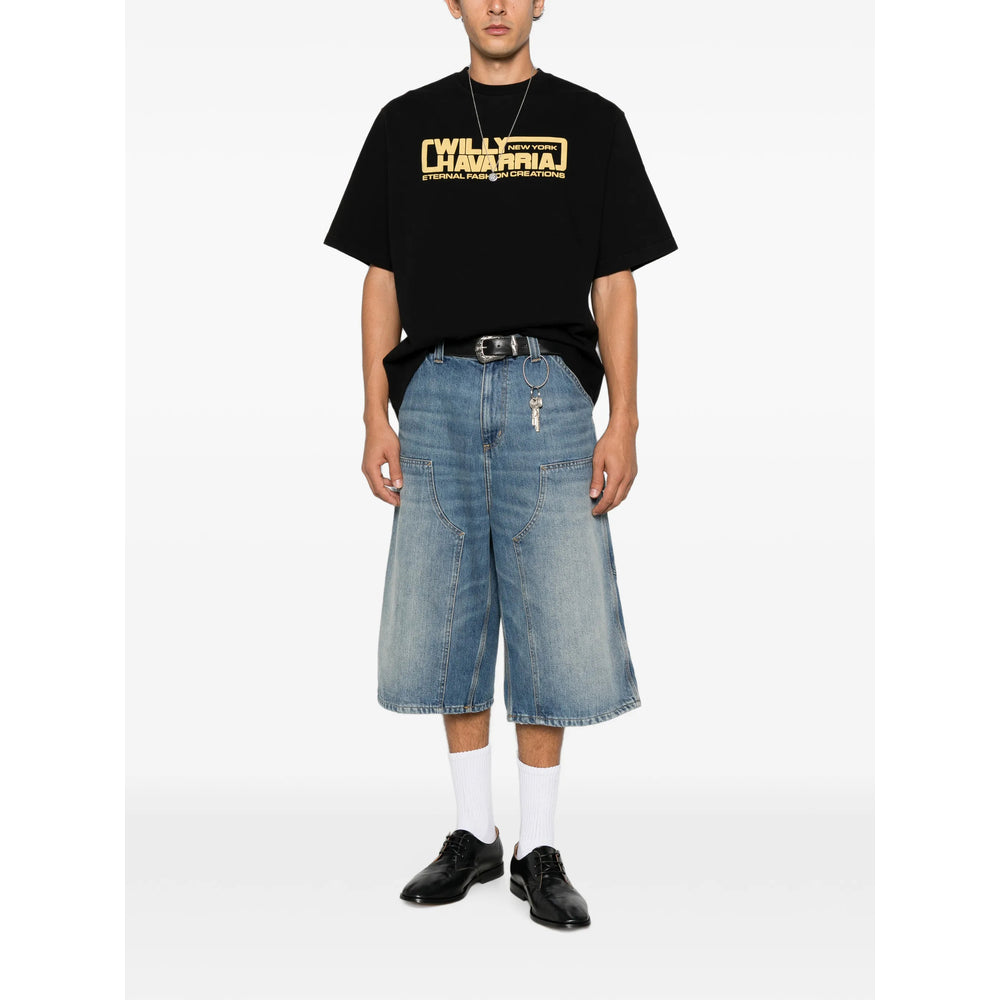 Willy Chavarria Black T-Shirts & Vests - T-Shirts Men Willy Chavarria