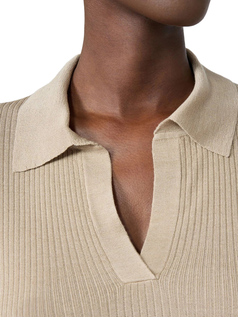 Max Mara Women Cashmere And Silk Polo Sweater MAX MARA