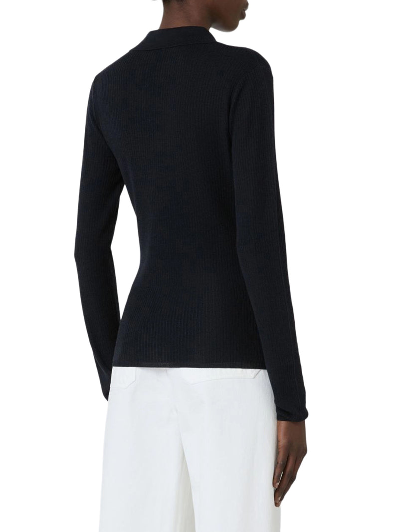 Max Mara Women Cashmere And Silk Polo Sweater MAX MARA