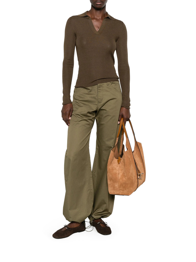 Max Mara Women Cashmere And Silk Polo Sweater MAX MARA