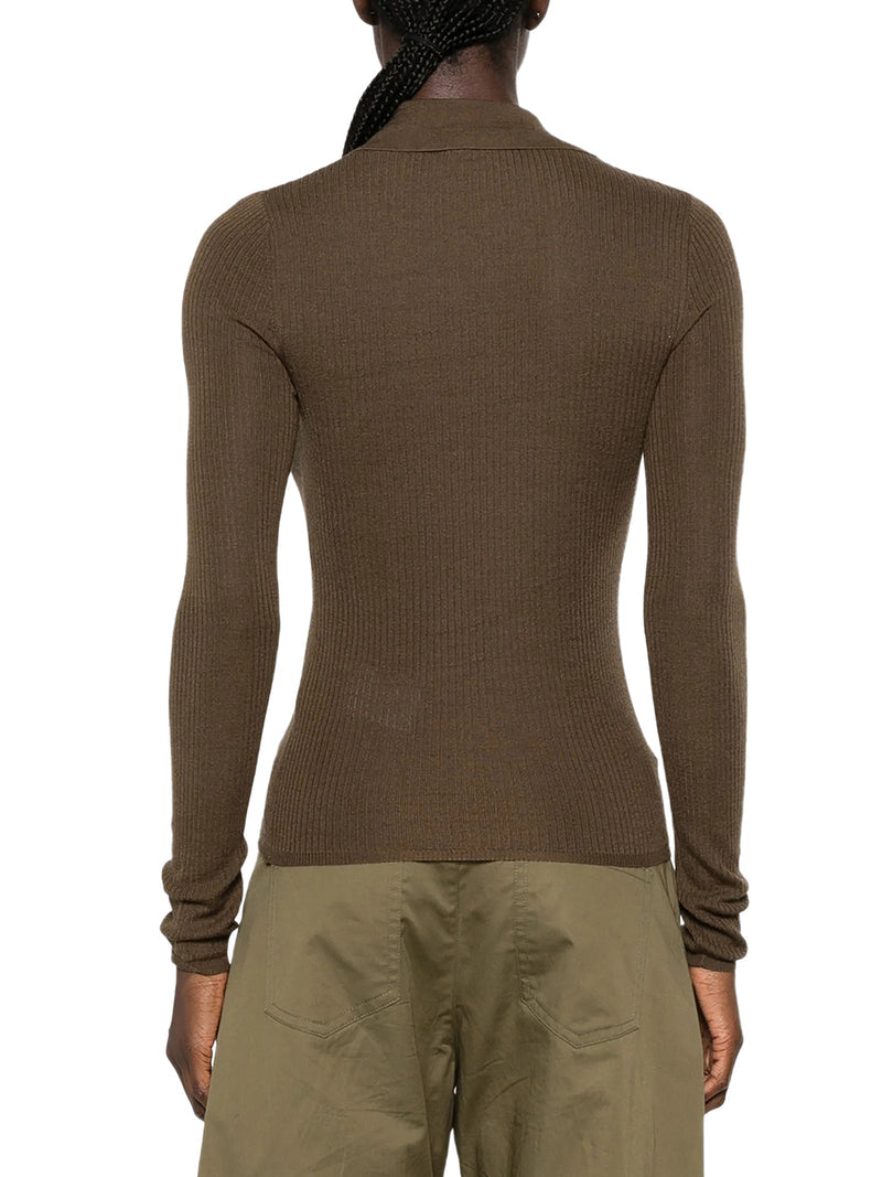 Max Mara Women Cashmere And Silk Polo Sweater MAX MARA